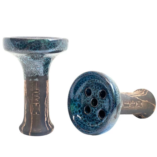 Чашка глиняная Lex Glaze Classic Ocean (Синий с черным)
