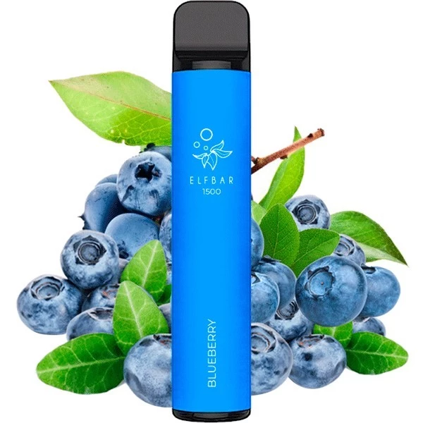 Одноразовая электронная сигарета Elf Bar Blueberry (Черника) (1500 Затяжек)