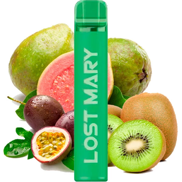 Одноразовая электронная сигарета Elf Bar CM Lost Mary Kiwi Passion Fruit Guava (Киви Маракуйя Гуава) (1500 Затяжек)