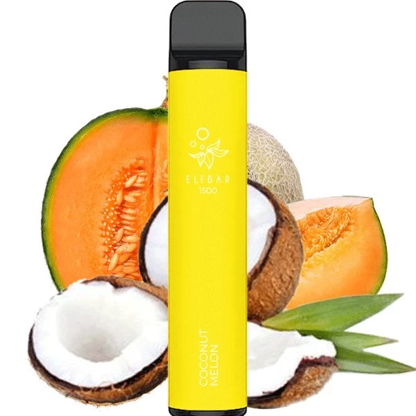 Одноразовая электронная сигарета Elf Bar Coconut Melon (Дыня Кокос) (1500 Затяжек)