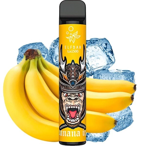 Одноразовая электронная сигарета Elf Bar Lux Banana Ice (Банан Лёд) (1500 Затяжек)