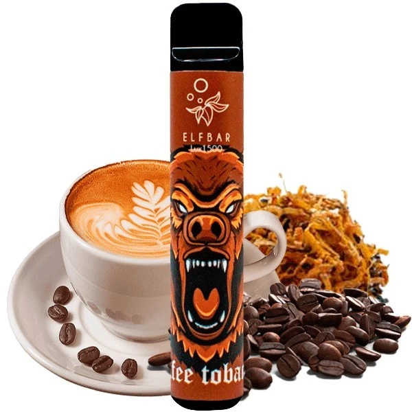 Одноразовая электронная сигарета Elf Bar Lux Coffee Tobacco (Кофе Табак) (1500 Затяжек)