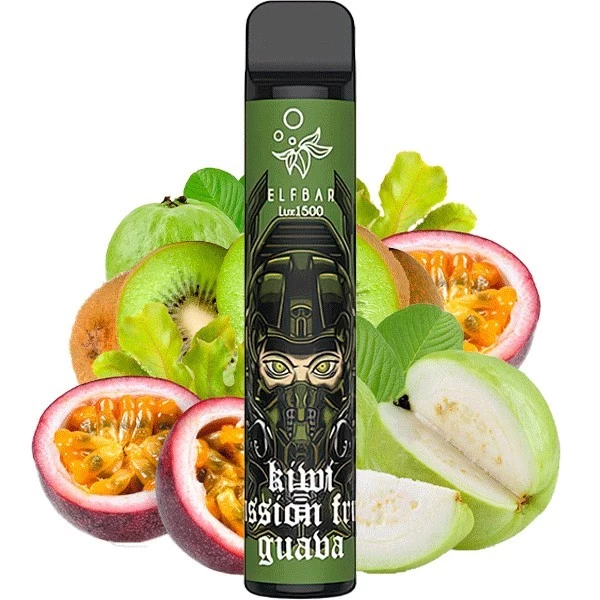 Одноразовая электронная сигарета Elf Bar Lux Kiwi Passion Fruit Guava (Киви Маракуйя Гуава) (1500 Затяжек)