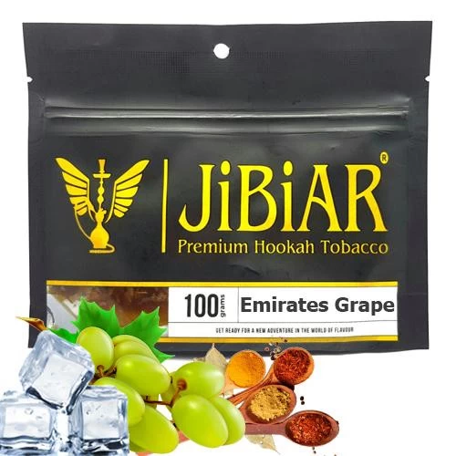 Табак JIBIAR Emirates Grape (Эмиратский Виноград) 100 гр