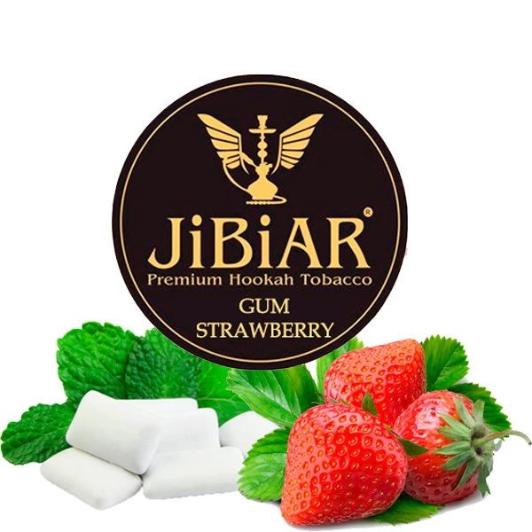 Табак JIBIAR Gum Strawberry (Жвачка Клубника) 250 гр