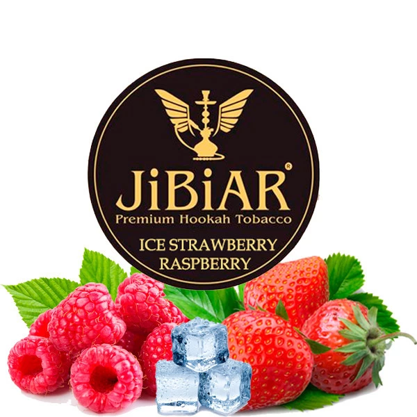 Табак JIBIAR Ice Strawberry Raspberry (Клубника Малина Лед) 250 гр