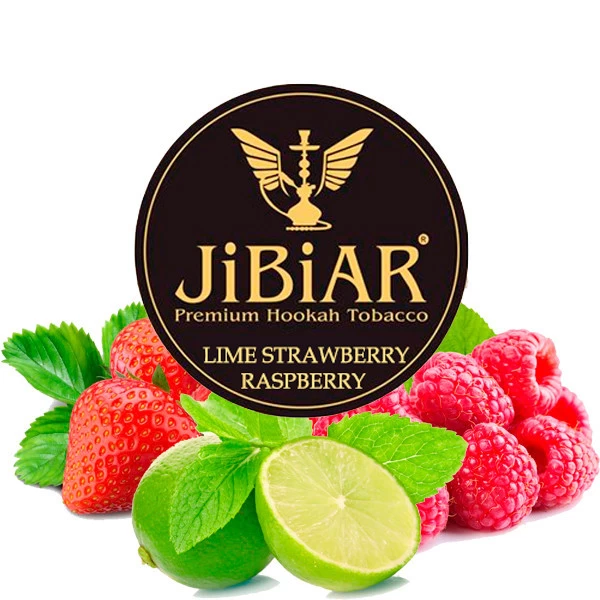 Табак JIBIAR Lime Strawberry Raspberry (Лайм Клубника Малина) 250 гр