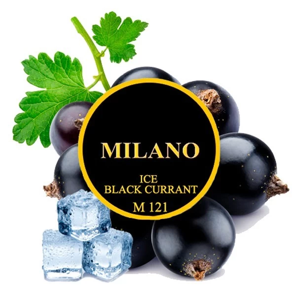 Тютюн Milano Ice Black Currant M121 (Лід Чорна Смородина) 50 гр