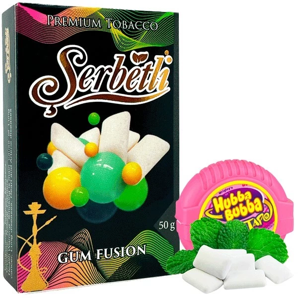 Табак Serbetli Fusion Gum (Жвачка Фьюжин) 50гр