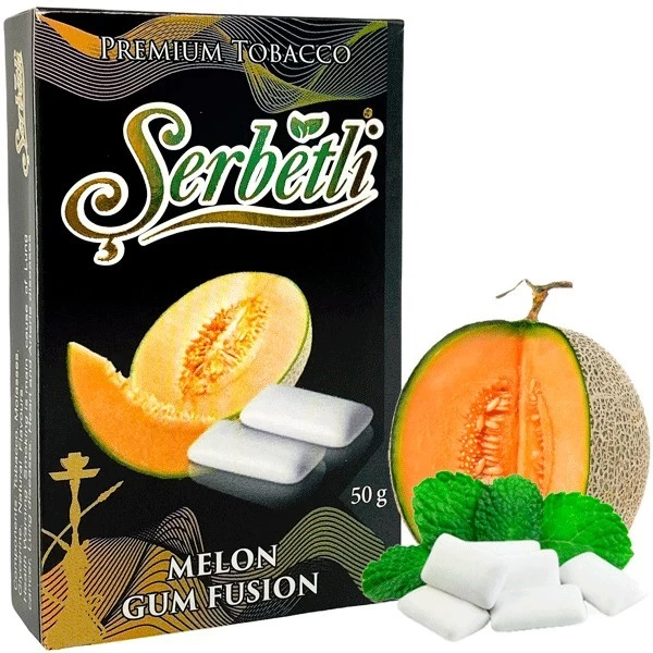 Табак Serbetli Melon Gum Fusion (Дыня Жвачка Фьюжин) 50гр