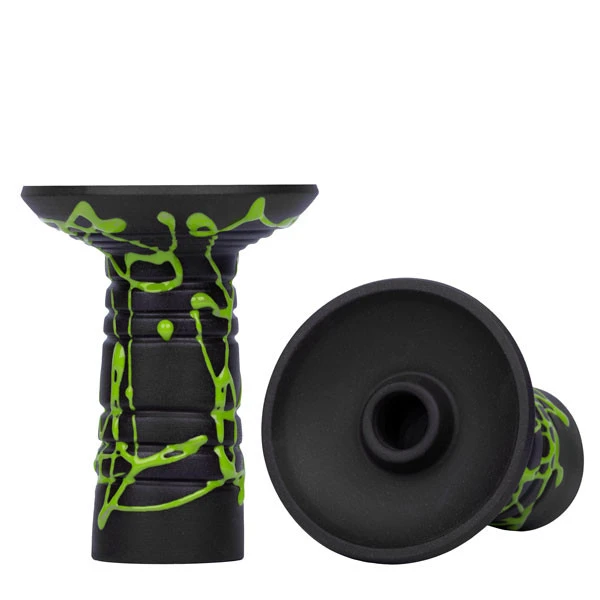 Чашка глиняная Gusto Bowls Alien (Черный с зеленым)