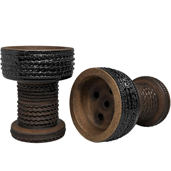 Чашка глиняная Gusto Bowls Rook Design (Черный)
