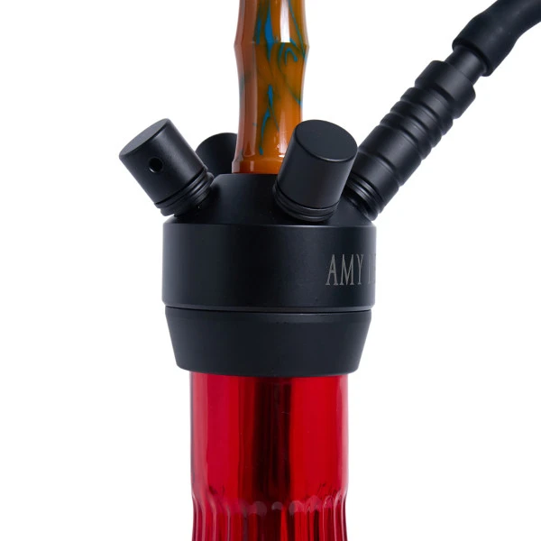 Кальян AMY Deluxe 123.01 PSMBK OR.01-RD (Красный)