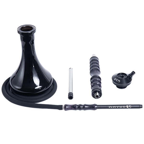 Кальян Gramm Eco Mini Black Violet (Черный с фиолетовым)
