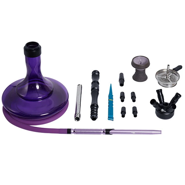 Кальян Jookah Aluriium Black Purple 0.3 (Фиолетовый)
