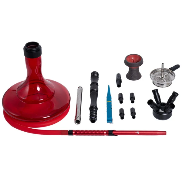 Кальян Jookah Aluriium Black Red 0.3 (Красный)