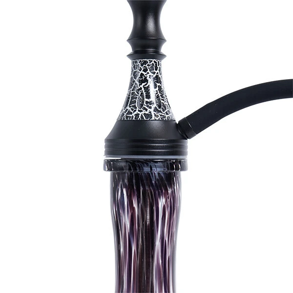 Кальян Hookah Deluxe H04-BK (Прозрачный с фиолетовым)