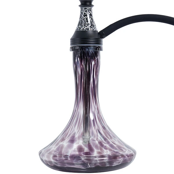Кальян Hookah Deluxe H04-BK (Прозрачный с фиолетовым)