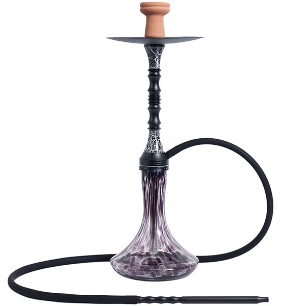 Кальян Hookah Deluxe H04-BK (Прозрачный с фиолетовым)