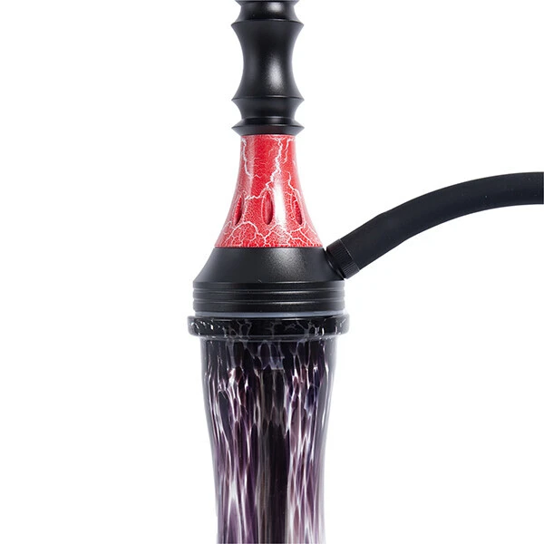Кальян Hookah Deluxe H04-RD (Прозрачный с фиолетовым)