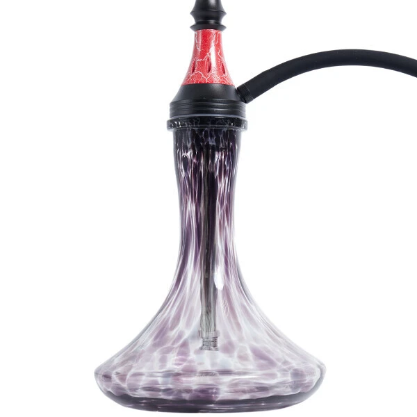 Кальян Hookah Deluxe H04-RD (Прозрачный с фиолетовым)