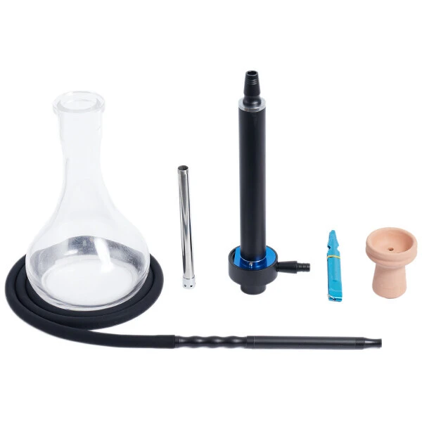 Кальян Hookah Deluxe H88-BU (Черный с синим)