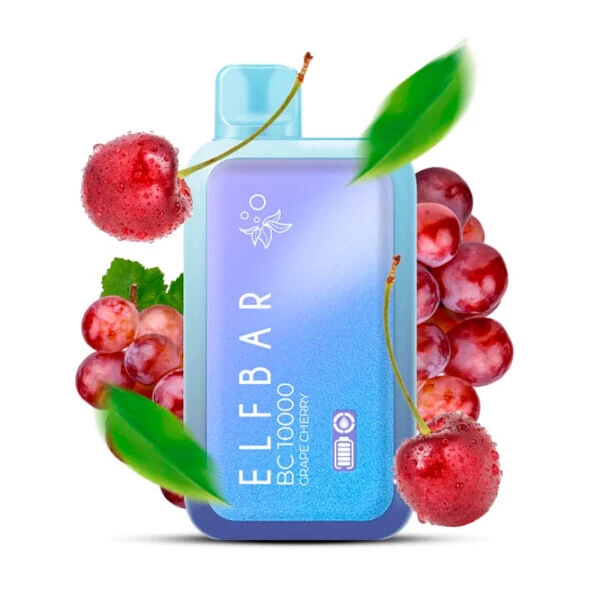 Одноразовая электронная сигарета Elf Bar BC Grape Cherry (Виноград Вишня) (10000 Затяжек)