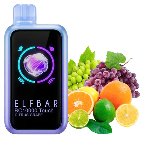 Одноразовая электронная сигарета Elf Bar BC Touch Citrus Grape (Цитрус Виноград) (10000 Затяжек)