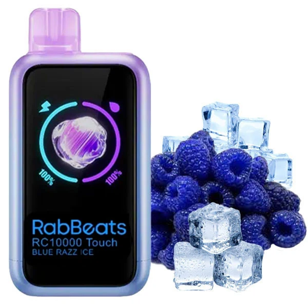Одноразовая электронная сигарета Elf Bar RC Touch RabBeats Blue Razz Ice (Блу Разз Лед) (10000 Затяжек)
