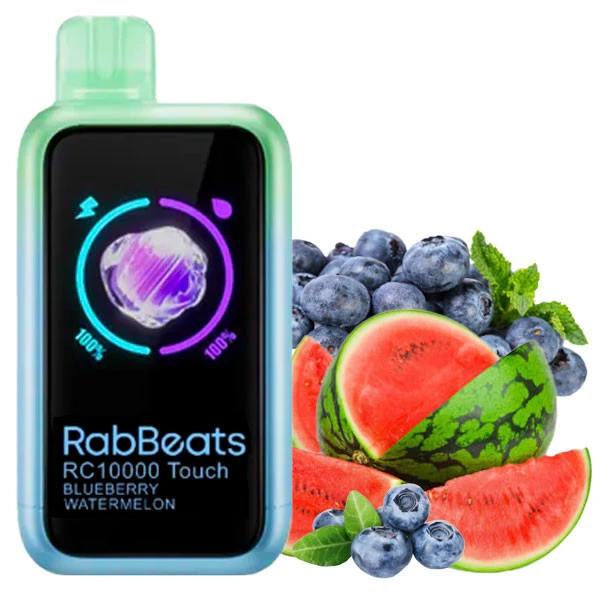 Одноразовая электронная сигарета Elf Bar RC Touch RabBeats Blueberry Watermelon (Черника Арбуз) (10000 Затяжек)