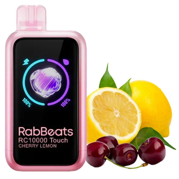 Одноразовая электронная сигарета Elf Bar RC Touch RabBeats Cherry Lemon (Вишня Лимон) (10000 Затяжек)