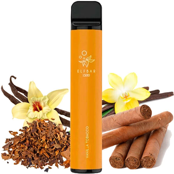 Одноразовая электронная сигарета Elf Bar Vanilla Tobacco (Ваниль Табак) (1500 Затяжек)