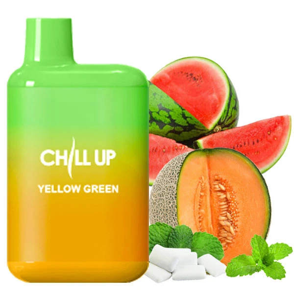 Одноразова електронна сигарета Chill Up Yellow Green (Йеллоу Грін) (4000 Затяжок)
