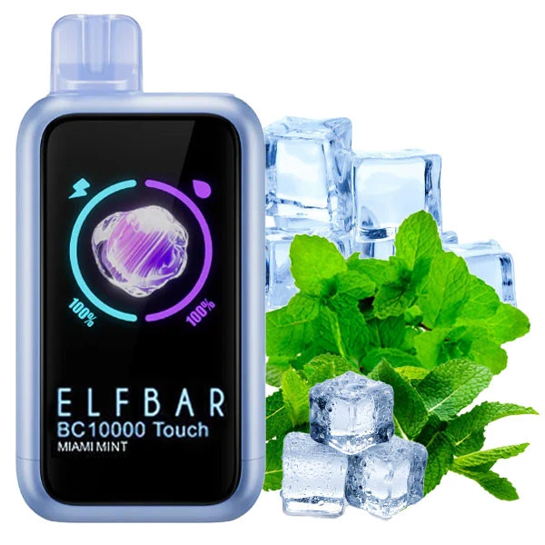 Одноразова електронна сигарета Elf Bar BC Touch Miami Mint (Маямі М’ята) (10000 Затяжок)