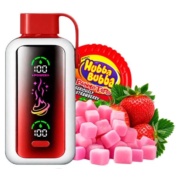 Одноразовая электронная сигарета Vozol Star Strawberry Bubble Gum (Клубника Бабл Гам) (20000 Затяжек)