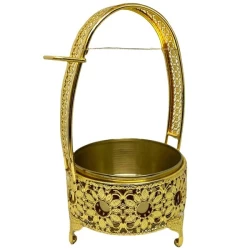 Корзина для угля Yahya Deep Mini (Золотой)