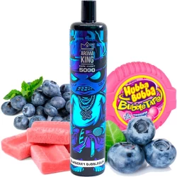 Одноразовая электронная сигарета Aroma King Blueberry Bubblegum (Черника Бабл Гам) (5000 Затяжек)