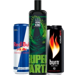 Одноразовая электронная сигарета Aroma King Energy Drink (Энергетик) (5000 Затяжек)