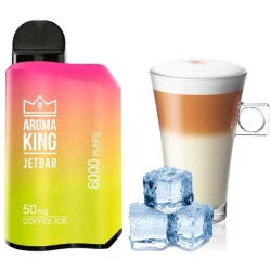 Одноразовая электронная сигарета Aroma King Jetbar Coffee Ice (Кофе Лед) (6000 Затяжек)