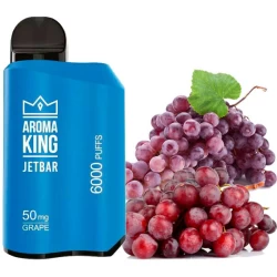 Одноразовая электронная сигарета Aroma King Jetbar Grape (Виноград) (6000 Затяжек)