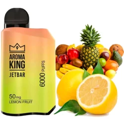 Одноразовая электронная сигарета Aroma King Jetbar Lemon Fruit (Лимон Фрут) (6000 Затяжек)