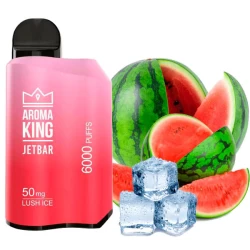 Одноразовая электронная сигарета Aroma King Jetbar Watermelon Ice (Арбуз Лед) (6000 Затяжек)