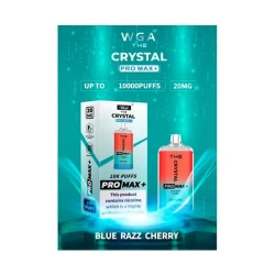 Одноразовая электронная сигарета Crystal Pro Max Blue Razz Cherry (Блу Разз Вишня) (10000 Затяжек)