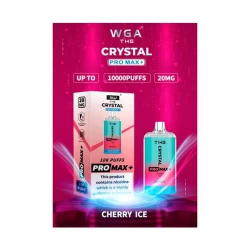 Одноразовая электронная сигарета Crystal Pro Max Cherry Ice (Вишня Лед) (10000 Затяжек)
