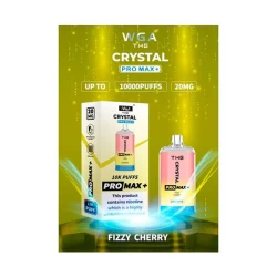 Одноразовая электронная сигарета Crystal Pro Max Fizzy Cherry (Физзи Вишня) (10000 Затяжек)