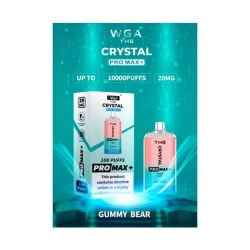 Одноразовая электронная сигарета Crystal Pro Max Gummy Bear (Гамми Мишка) (10000 Затяжек)