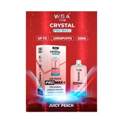 Одноразовая электронная сигарета Crystal Pro Max Juicy Peach (Джуси Персик) (10000 Затяжек)
