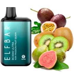 Одноразовая электронная сигарета Elf Bar BC Ultra Kiwi Passion Fruit Guava (Киви Маракуйя Гуава) (5000 Затяжек)