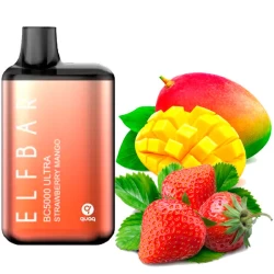 Одноразовая электронная сигарета Elf Bar BC Ultra Strawberry Mango (Клубника Манго) (5000 Затяжек)