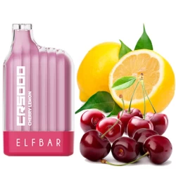 Одноразовая электронная сигарета Elf Bar CR Cherry Lemon (Вишня Лимон) (5000 Затяжек)